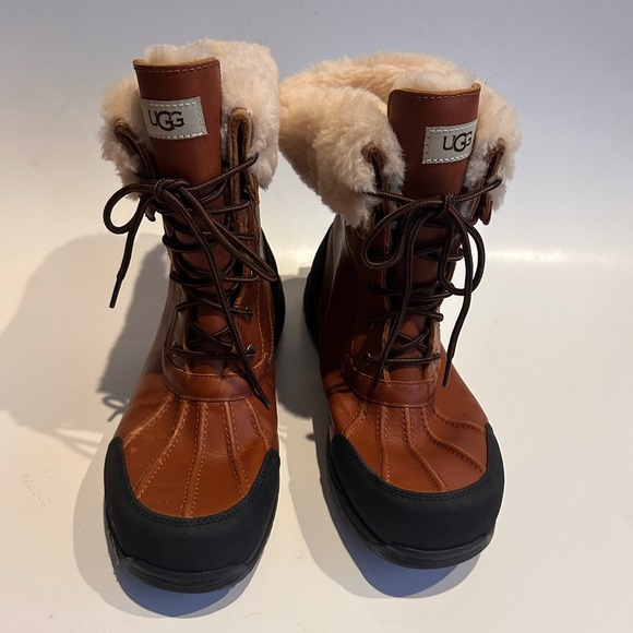UGG Butte Cold Weather Boots, Brown Leather, Men's - Picture 6 of 10
